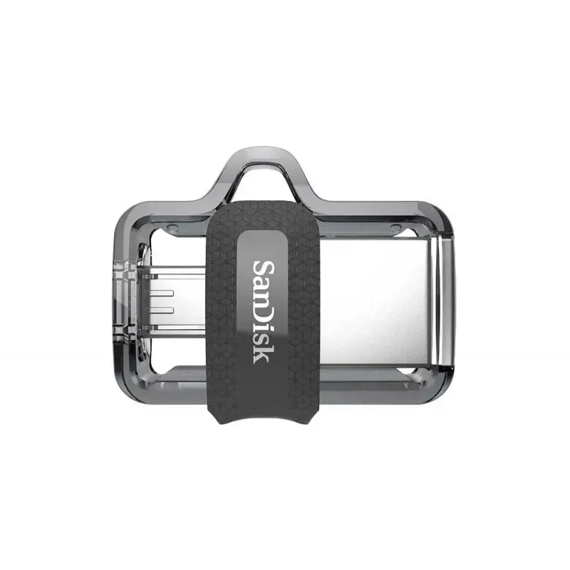 "SanDisk Ultra Dual Drive m3.0" 64 GB pilkos ir sidabrinės spalvos; EAN: 619659149642