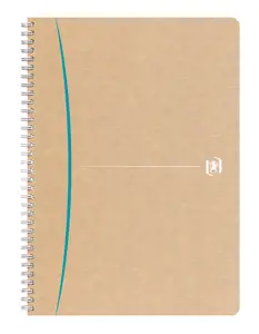 Sąsiuvinis su spirale OXFORD Touareg, A4, perdibto popier., 180 lapų, linijomis