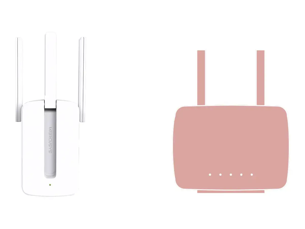 TP-LINK MERCUSYS MW300RE N300 WiFi 802.11n diapazono ilgintuvas WPS 2x antena