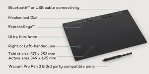 Wacom graphics tablet Intuos Pro L (2025)