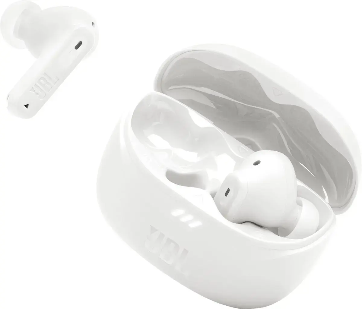 JBL wireless earbuds Tune Beam 2, white