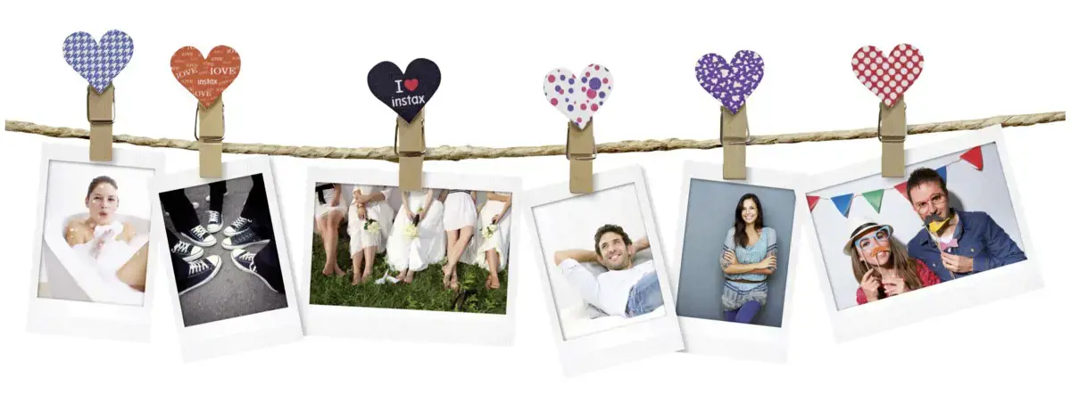 "Fujifilm Instax" dizaino klipai