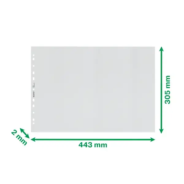Įmautės Leitz Recycle , A3, 100mic, 25vnt., matinės sp.