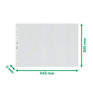 Įmautės Leitz Recycle , A3, 100mic, 25vnt., matinės sp.