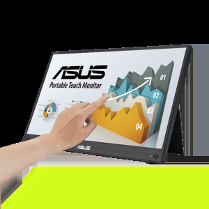 ASUS ZenScreen MB16AHT, 39,6 cm (15,6"), 1920 x 1080 taškų, "Full HD", 5 ms, juodas
