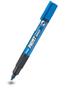 Permanentinių žymeklių rinkinys PENTEL, 4 mm, 4 vnt.