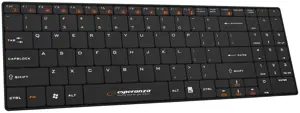 "Esperanza EK122K" RF belaidė QWERTY klaviatūra, juoda