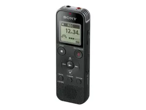 "Sony ICD-PX470", 159 h, linijinė impulsinė kodinė moduliacija (LPCM), LPCM, MP3, WMA, 50 - 20000 Hz, 48 - 192 Kbit/s, 4096 MB