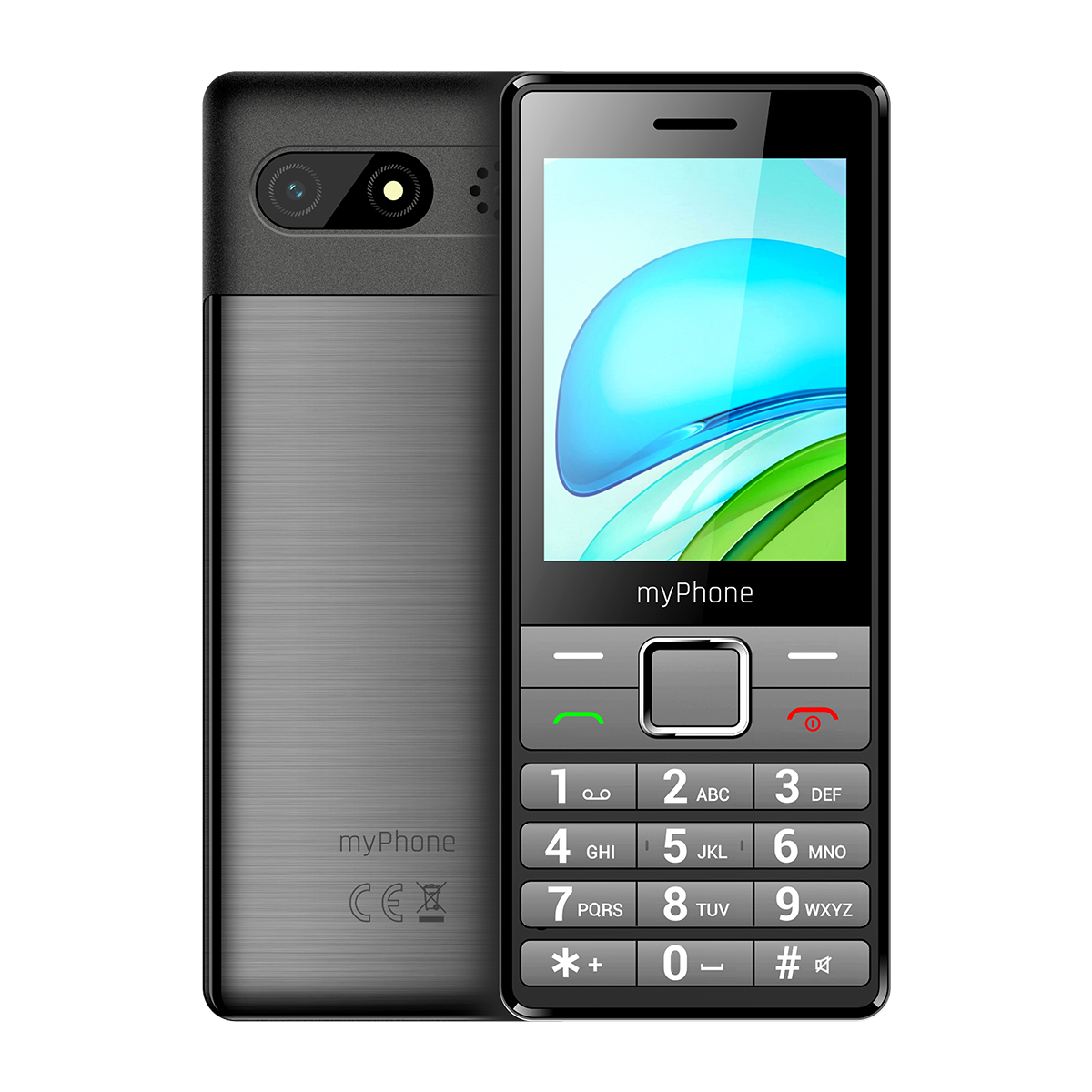 myPhone 7340 LTE | Silver | 2.8 " | IPS | 48 MB | 128 MB | Dual SIM | 3G | Main camera resolution 2 MP | 1400 mAh