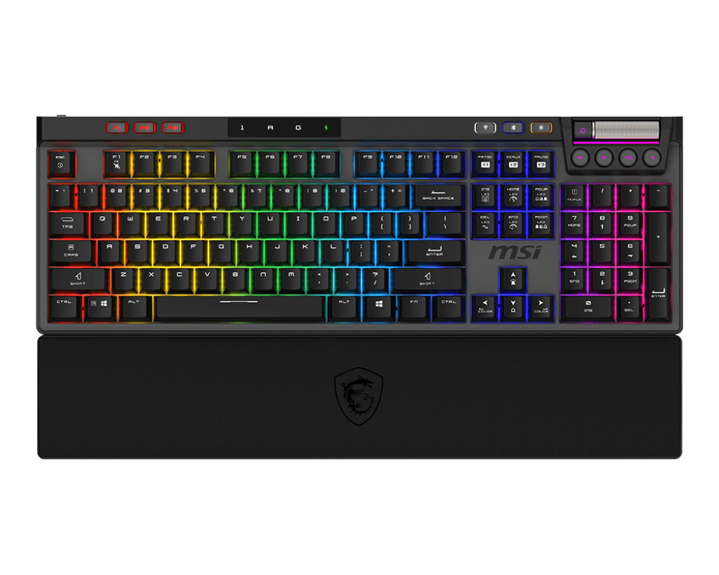 KEYBOARD GAMING BLACK US/STRIKE PRO W SILENT US MSI