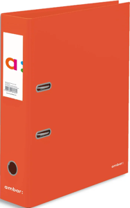 A4 Lever Arch File Ambar Red