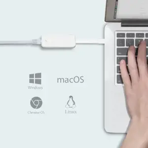 "TP-Link" USB Type-C to RJ45 Gigabit Ethernet tinklo adapteris, laidinis, USB, Ethernet, 1000 Mbps, baltas