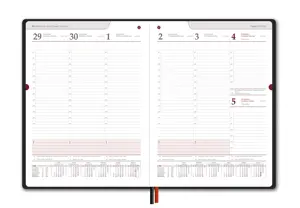 Kalendorius New STANDARD, 2026, A4, juoda