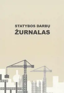 Statybos darbų žurnalas, A4 (106)  0720-051