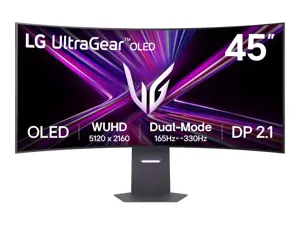 LG 45GX950A-B UltraGear™ 45" OLED WUHD Curved 5120x2160/21:9/0.03ms/275cd/m2/DisplayPort HDMI Headp…