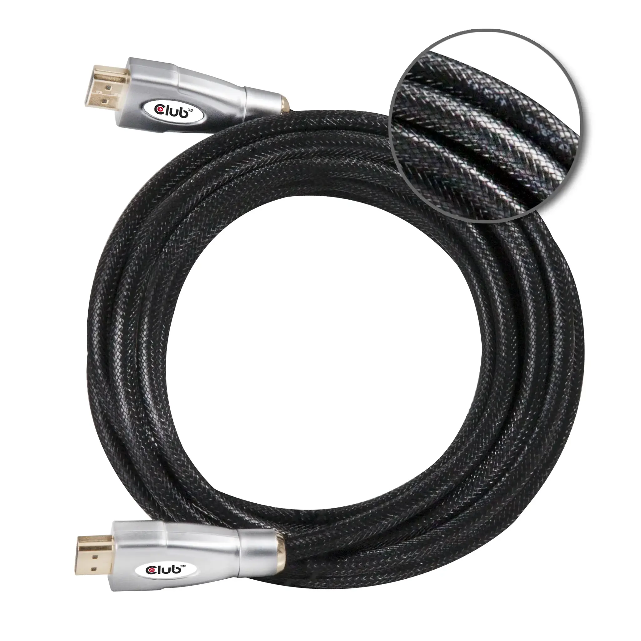 CLUB3D HDMI 2.0 4K60Hz UHD Cable 5m/16.4ft, 5 m, HDMI Type A (Standard), HDMI Type A (Standard), 3D, 18 Gbit/s, Black
