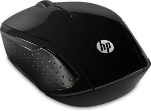 HP belaidė pelė 200, dvipusė, optinė, RF belaidė, 1000 DPI, juoda