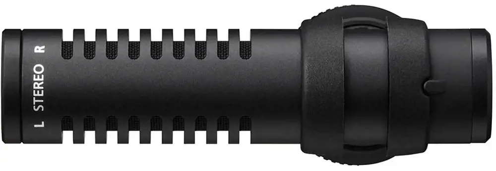 "Canon" stereofoninis mikrofonas DM-E100, skaitmeninio fotoaparato mikrofonas, -40 dB, vienkryptis, belaidis, 3,5 mm (1/8"), juodas