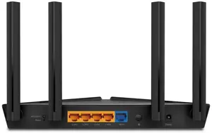TP-Link ARCHER AX23, "Wi-Fi 6" (802.11ax), dviejų dažnių (2,4 GHz / 5 GHz), Ethernet LAN, 5G, juodas, stalinis maršrutizatorius