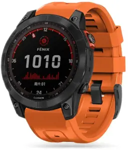 "Tech-Protect" laikrodžio dirželis IconBand Garmin fenix 3/5X/3HR/5X Plus/6X/6X Pro/7X, oranžinis