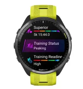 "Garmin Forerunner 965", geltonos spalvos