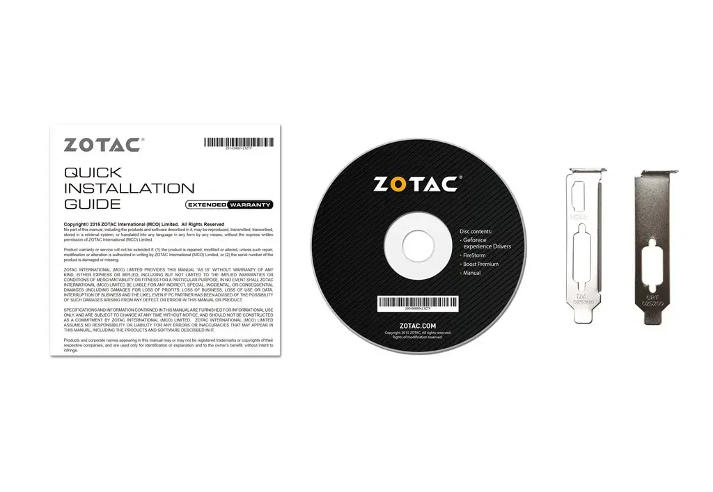 Vaizdo plokštė ZOTAC GeForce GT 710 2 GB, GDDR3, ZT-71310-10L
