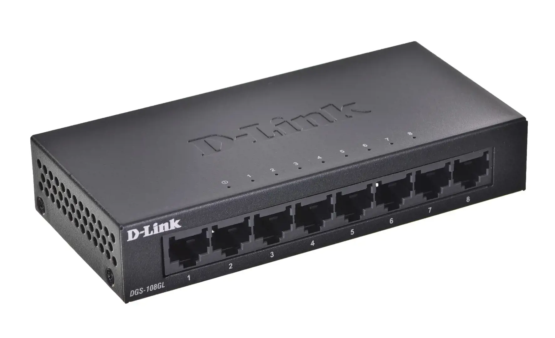 D-Link DGS-108GL, nevaldomas, Gigabit Ethernet (10/100/1000)