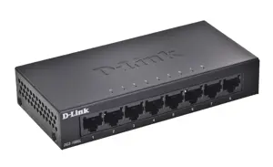 D-Link DGS-108GL, nevaldomas, Gigabit Ethernet (10/100/1000)