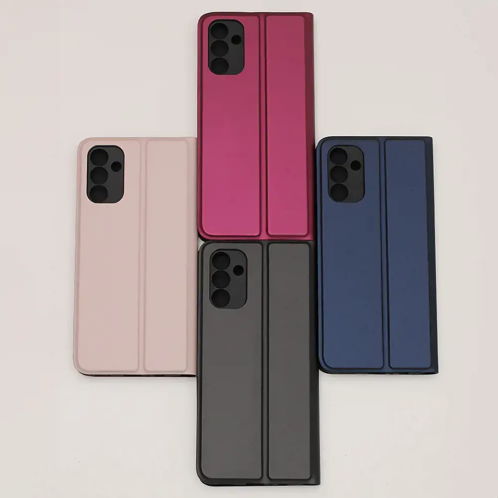Išmanusis minkštas dėklas Motorola Moto G53 burgundy