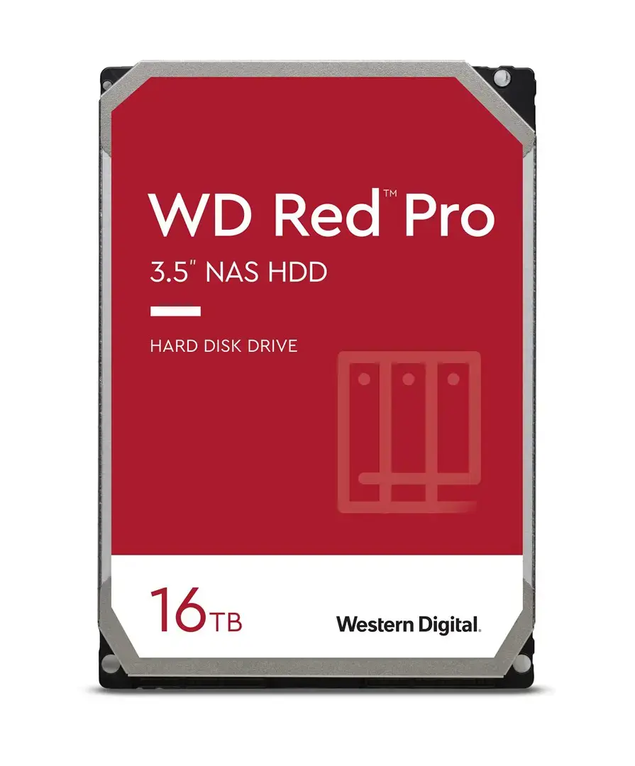 "WD Red Pro" 16 TB 6 Gb/s SATA 512 MB spartinančiosios atminties vidinis 3,5 colio kietasis diskas