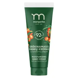 Rankų kremas MARGARITA, drėkinamasis, su šaltalankiu, 75 ml