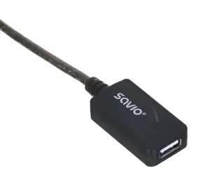 SAVIO USB PRIEVADO PLĖSTUVAS AKTYVUS 10 M USB AM - USB AF CL-130