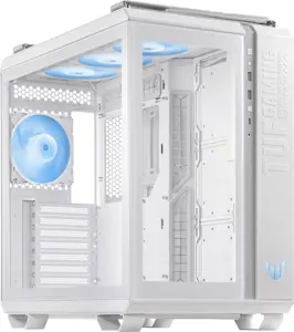 ASUS TUF Gaming GT502 PLUS, Midi Tower, PC, White, ATX, micro ATX, Mini-ITX, 16.3 cm, 40 cm