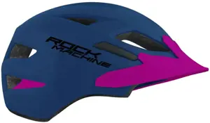 Apsauginis šalmas Rock Machine Fly, mėlynos ir violetinės spalvos, XS/S (52-56 cm)
