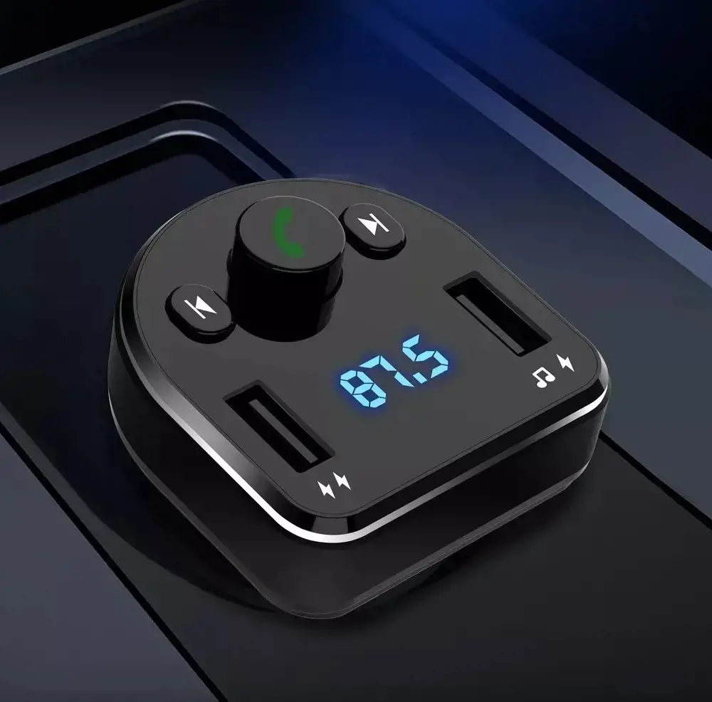 XO transmiter FM BCC01 Bluetooth MP3 car charger black