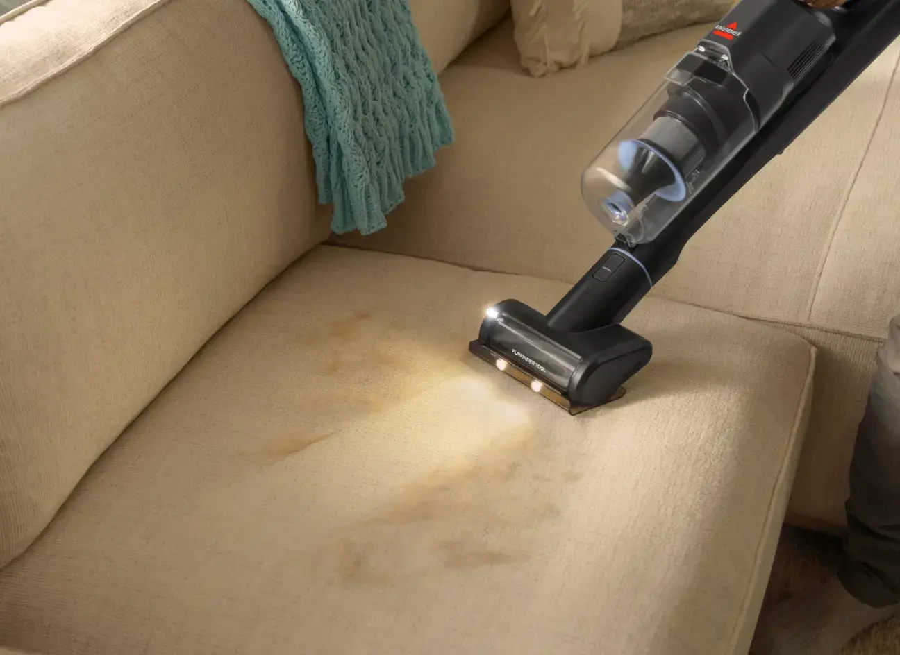 Bissell Stick Vacuum | PowerClean FurFinder Pro | Cordless operating | 200 W | 25.2 V | Operating time (max) 40 min | Black/Titanium/Lake Blue | Warranty 60 month(s) | Battery warranty 24 month(s)