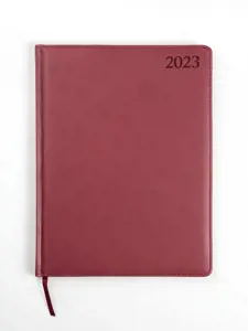 Kalendorius EXTRA SHINE, 2024, PU, A4, sidabrinė