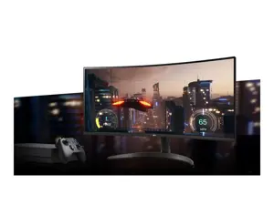 LCD Monitor LG 34" Curved/21 : 9 Panel VA 3440x1440 21:9 100 Hz 5 ms Tilt 34WR50QK-B