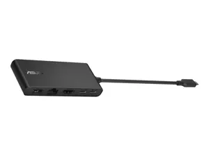 Asus Dual 4K USB-C Dock DC201 | Ethernet LAN (RJ-45) ports 1 | USB 3.0 (3.1 Gen 1) Type-C ports quantity 3 | HDMI ports quantity 1