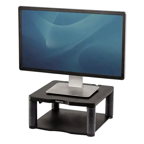 "Fellowes Premium" monitoriaus pakyla "Graphite", laisvai pastatoma, 36 kg, 53,3 cm (21"), aukščio reguliavimas, grafito spalvos