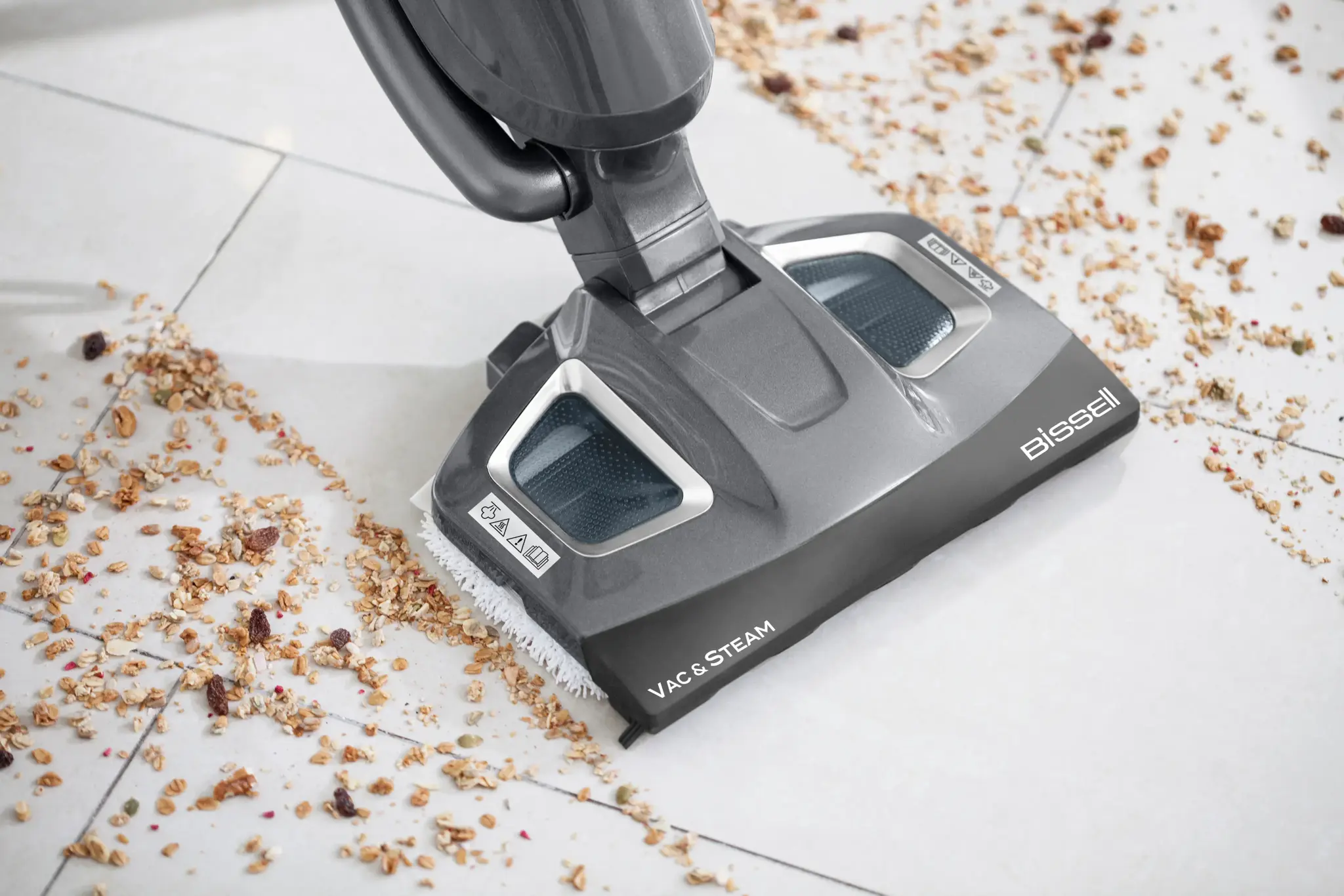 Bissell All-in-one Vacuum and Steam Mop | Vac & Steam | Power 1600 W | Water tank capacity 0.4 L | Titanium/Bossanova Blue