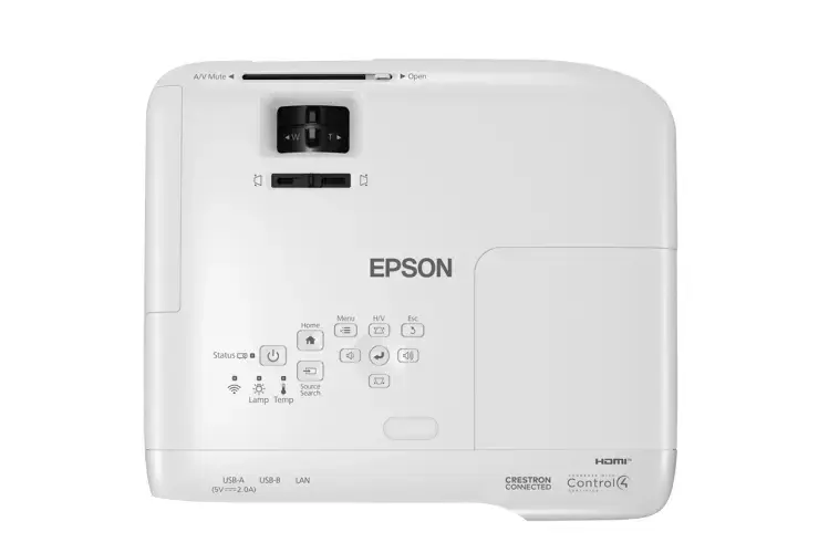 Epson EB-994F Projektorius 3LCD FHD 1920x1080, 4100 ANSI lumens, USB Wi-Fi Ethernet LAN, Balta
