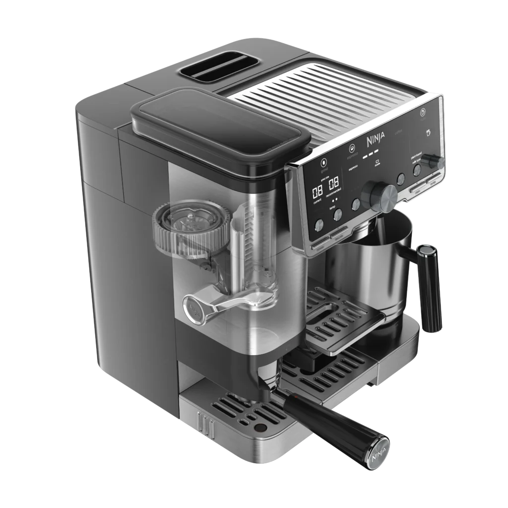 Kavos aparatas NINJA ES701EU, 2 litrai, 1650 W, Juoda, Semi-auto