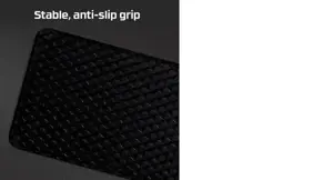 "HyperX" riešo atrama - klaviatūra - be klavišų, juoda, vienspalvė, gelis, guma, riešo atrama, neslystantis pagrindas