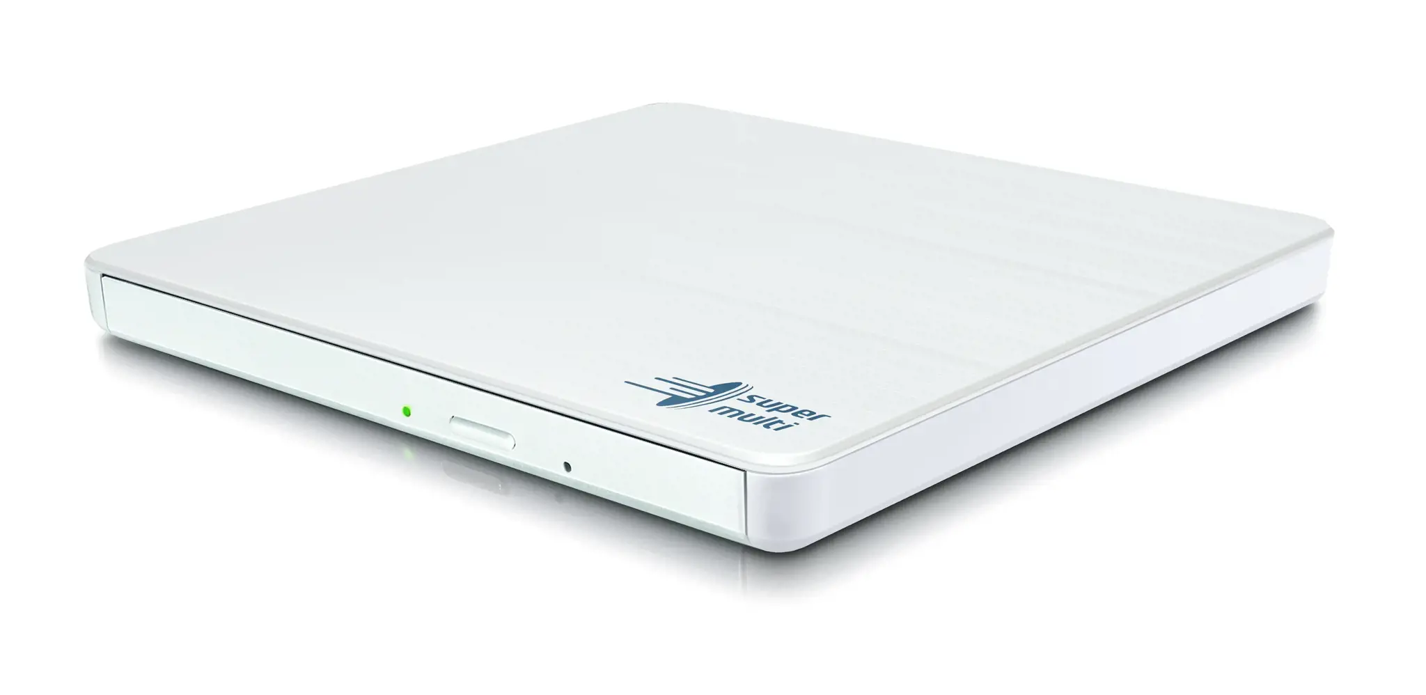 "Hitachi-LG Slim" nešiojamasis DVD įrašymo įrenginys, juodas, dėklas, stalinis/nešiojamasis kompiuteris, DVD±RW, USB 2.0, 60000 h