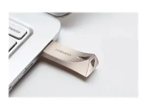 "Samsung" MUF-128BE, 128 GB, A tipo USB, 3.2 Gen 1 (3.1 Gen 1), 300 MB/s, be dangtelio, sidabrinės spalvos