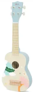 CLASSIC WORLD medinė ukulelės gitara vaikams, mėlyna