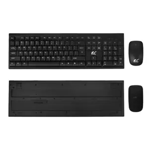 NanoRS Wireless Keyboard and Mouse Combo with Ergonomic Design – RS580 for Smooth and Efficient Use