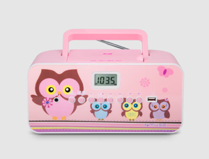 "Muse M-29KP Pink/Image", 30 W, Nešiojamasis radijo imtuvas CD/MP3 grotuvas su USB,