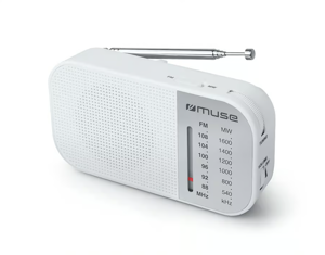 "Muse M-025 RW", Nešiojamasis radijo imtuvas, baltos spalvos